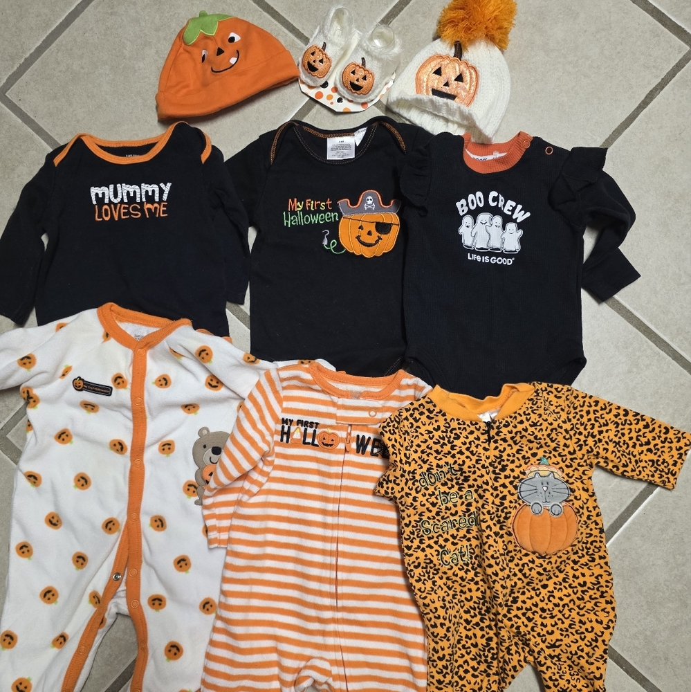 Baby Halloween bundle clothes